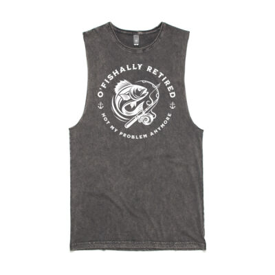 O'Fishally Retired Stone Wash Mens Barnard Tank  Thumbnail